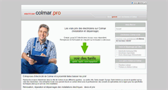 Desktop Screenshot of electricien.colmar.pro