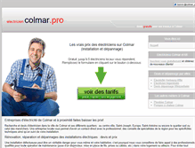 Tablet Screenshot of electricien.colmar.pro