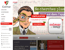 Tablet Screenshot of colmar.fr